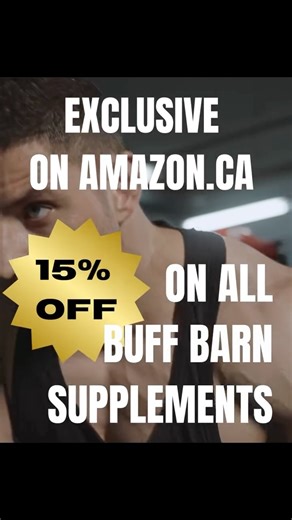 BUFF BARN on Instagram: "BUFF BARN FAM - THIS ONE’S FOR YOU 👊 We’re giving you EXCLUSIVE ACCESS to 15% OFF BUFF BARN supplements on Amazon.ca all January long. CLICK ON THE COUPON to receive your discount. Whether you’re building muscle, chasing strength, or dialing in recovery - now’s the time to stock up. 📆 All of January 🛒 Only on Amazon.ca 💥 15% OFF - no excuses Train hard. Recover harder. Welcome to the BUFF BARN lifestyle. #BuffBarn #ExclusiveDeal #JanuaryMotivation #AmazonSupplements 