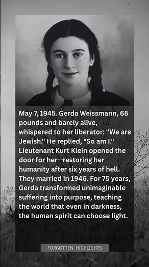 Gerda Weissmann Klein The Holocaust Survivor Who Found Love at Liberation and Never Stopped Teaching