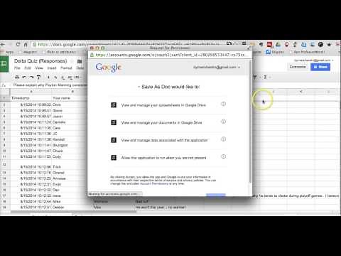 How to Use the "Save As Doc" Google Spreadsheets Add-on