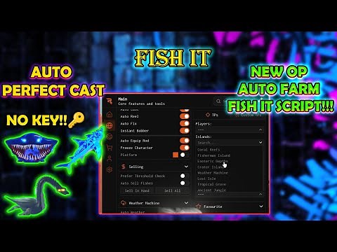 Script Fish It AUTO PERFECT CAST!🔥 NO KEY & Auto Farm Paling OP! (Update Terbaru 2025)