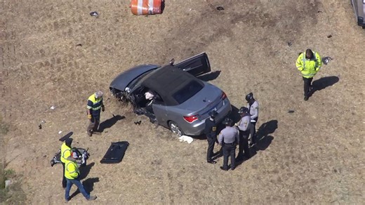 Driver crashes into utility trailer after sheriff's deputy chase on I‑295