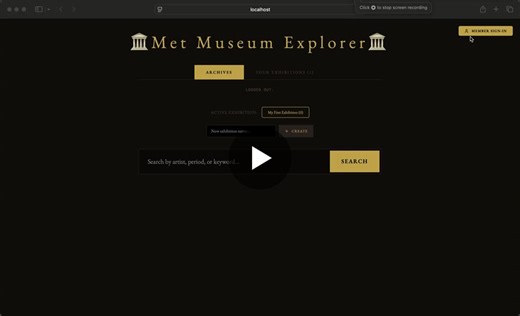 #reactjs #typescript #tailwindcss #vite #nodejs #expressjs #openaccess #themet #webdevelopment #fullstack | Rob Betz