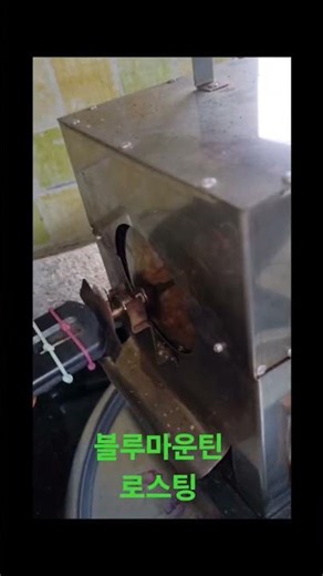 블루마운틴 커피원두 로스팅했습니다. 무선온도그래프#homeroasting #roaster #machine #coffee #homemade #coffeelover