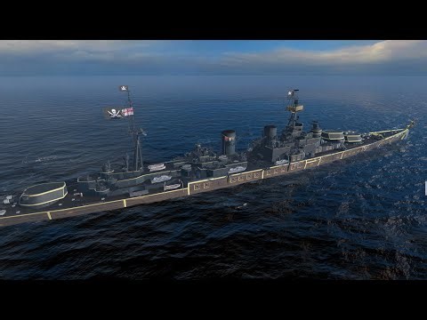Incomparable Tier 10 🇬🇧 premium battleship gameplay - World of Warships Blitz