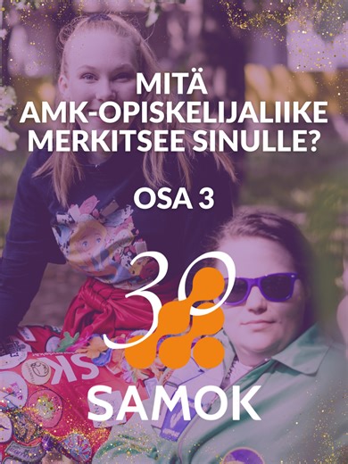 Mitä AMK-opiskelijaliike merkitsee opiskelijakuntien aktiiveille? Näin SAMOKin liittokokouksen osallistujat vastasivat! 🧡 SAMOK täyttää ensi vuoden kesällä 30 vuotta, minkä kunniaksi nostamme vuoden aikana sosiaalisessa mediassa 30 merkkihetkeä, faktaa, tarinaa, yksityiskohtaa tai muistoa ammattikorkeakoulutukseen ja AMK-opiskelijoihin liittyen.🧡 ** Vad betyder yrkeshögskolestuderanderörelsen för studerandekårernas aktiva? Så här svarade deltagarna på SAMOKs förbundsmöte! 🧡 SAMOK fyller 30 år