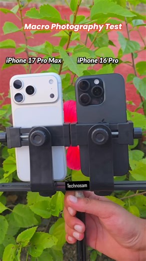 2.2K views · 88 reactions | iPhone 17 Pro Max VS iPhone 16 Pro Macro Camera Comparison | Sam Khan | Facebook