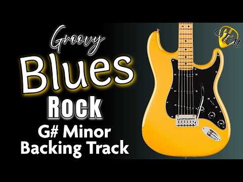 Groovy Swing Blues Guitar Backing Track in G# Minor(94bpm)