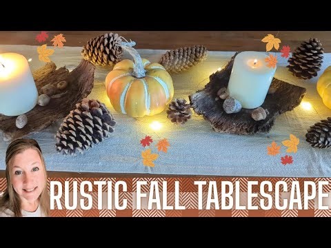 DIY Rustic Fall Tablescape