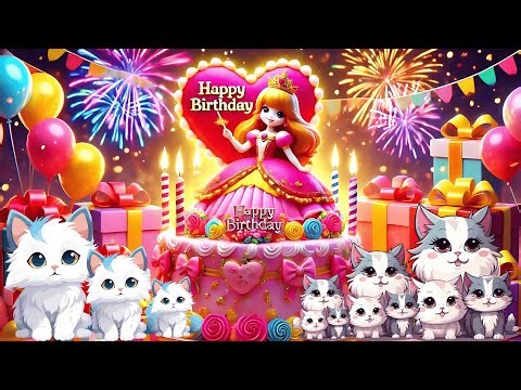 🎊 Funny Happy Birthday Song Dance Celebration with Party Jokes, Cake Parade, and Balloons Everywhere