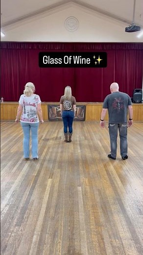 Glass of Wine Line Dance - Follow Along
