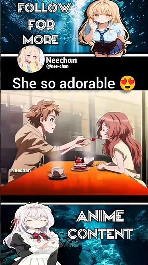 they are so cute together🥺| The girl I like forgot her glasses #animemoments #anime #animegirl