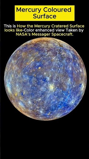 What Does MERCURY'S Cratered Surface Look Like?