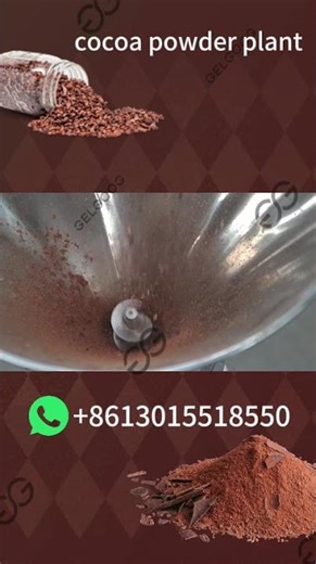 Cocoa Powder Production Line：Automated & Customized