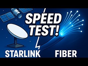 Fiber Internet vs Starlink | I Tested Both In 2025!😱