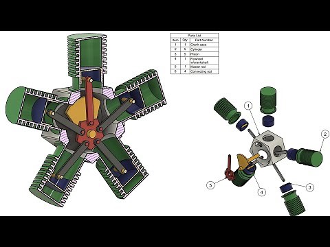 Fusion 360: Radial Engine Design - From Assembly to Animation