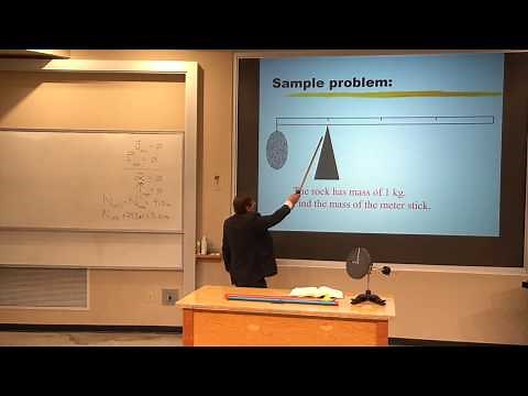 Balancing Meter Stick Problem Quick Concept