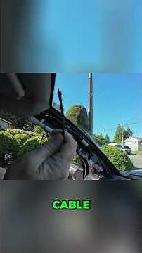 Dashcam Wiring: Safe Airbag Clearance Installation Guide #shorts