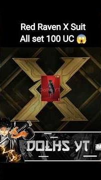 Red Raven X Suit All set 100 UC 👀 #shots #viral #gaming #bgmi #battlegroundsmobileindia