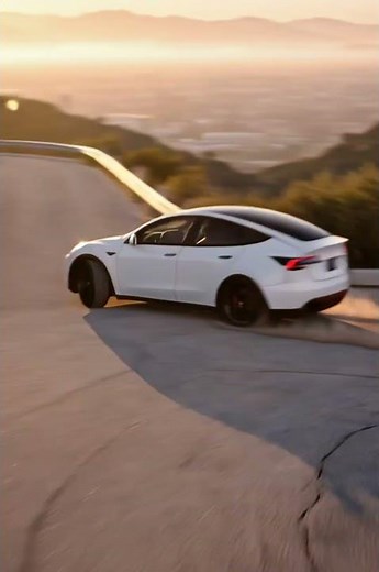 Tesla Model Y Performance Pushes Limits on Mountain Roads 🔥 | 4K Cinematic