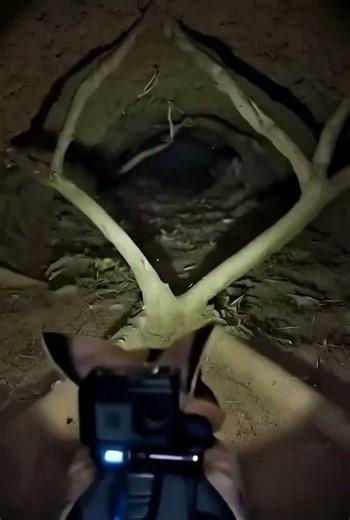 Rabbit POV Inside a Burrow 🐰 | Exploring a Hidden Underground Warren | Wildlife Camera #wildlife