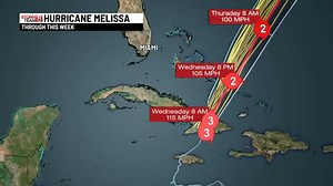 Clouds today & stormy tomorrow PM-Tracking Melissa