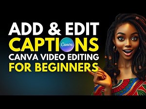 How to Add Captions to Video in Canva