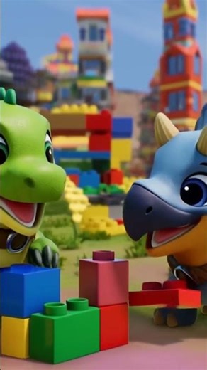 LEGO Dino City Attack! 🦖🔥 #shortsvideo #cartoon #nurseryrhymes #kidseducatio #funnycartoon #kids