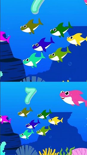Ten Little Baby Shark | Part 2 | Little Fish Tales | #babyshark #fish #shorts