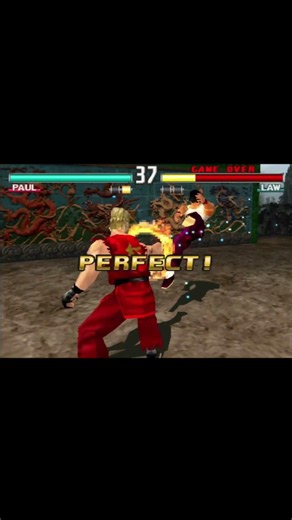 Paul Phoenix vs Law Tekken 3 Full Power Attack VS SuperCharged Attack #tekken3king #tekken7 #tekken3