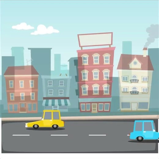 motion graphic car animation