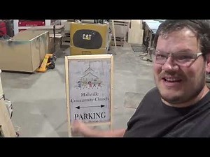 How to build an A-FRAME sign by footsteps in the past with my uv printer and horrid carpentry skills