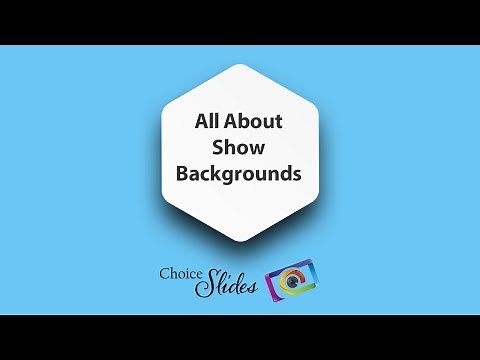 All About Show Backgrounds - Creator