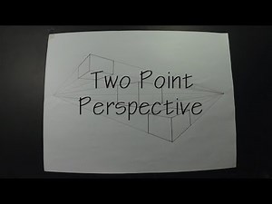 Basic - How To Draw in 2 Points Perspective Step by Step - Easy