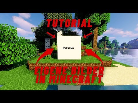 EIGENE BILDER IN MINECRAFT EINFÜGEN | Ohne Texturepack | [Tutorial]