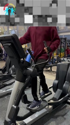 Inclusive Fitness Crushing the Elliptical Workout! IDD Wellness Motivation #shorts