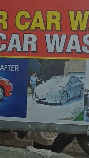 A car wash best quality service and just go way #carwash #wheelwash #autowash #carcleaning
