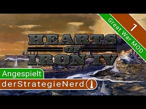 Hearts of Iron 4 The Great War MOD #1 | 1914 - Deutsches Kaiserreich | deutsch lets play tutorial
