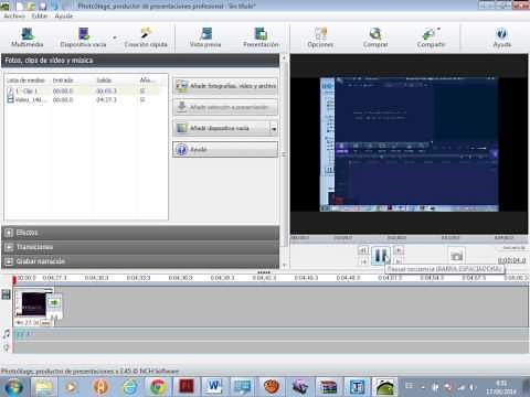 COMO EDITAR UN VIDEO EN PhotoStage, productor de presentaciones