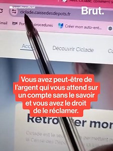 Argent à réclamer sur un compte bancaire