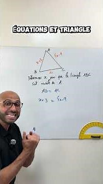 EQUATION & Isosceles Triangle