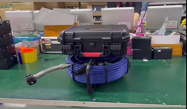 65ft Sewer Inspection Camera, 1080P AHD IP68 Sewer Camera with 16G Memory Card, 145 Degree Endoscope Drain Camera for Sewer Line, Home, Duct Drain Pipe Plumbing (US