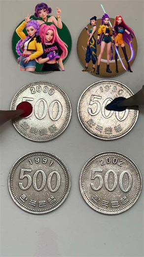 Reversed Magic! K-Pop Demon Coins Transform Back 🎭🪙 | Satisfying Reverse Art #artwork