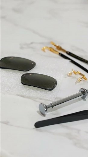 Custom Gucci Rimless Glasses GG1221 with Transition Gen S Grey Prescription Lenses made by Eyespecs
