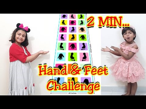 Awesome Hand and Feet Challenge/Awesome Indoor Game for Kids