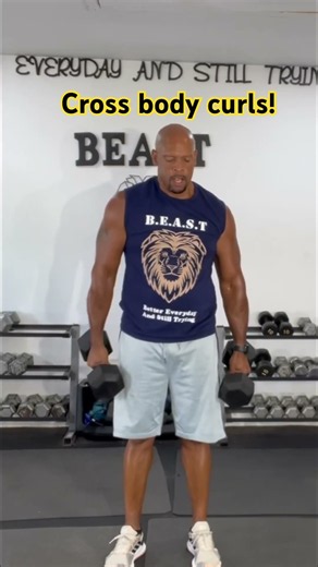 Cross-Body Dumbbell Curls: Build Stronger, More Functional Arms 💪