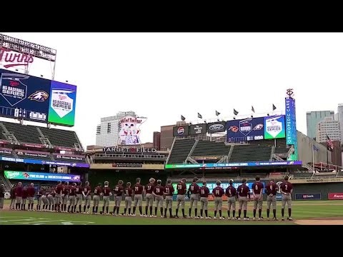 Local high school teams play at Target Field