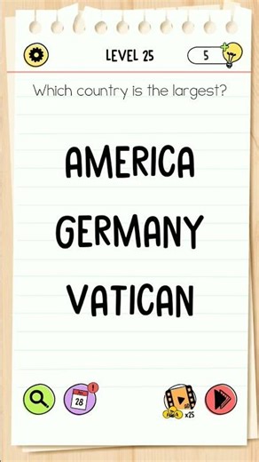 brain test level 25 brain 🧠👍🧠 test level 25
