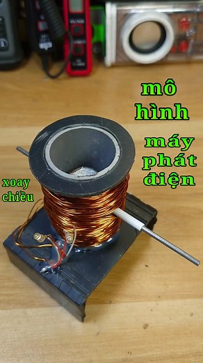 Mô Hình Máy Phát Điện Xoay Chiều Tự Làm