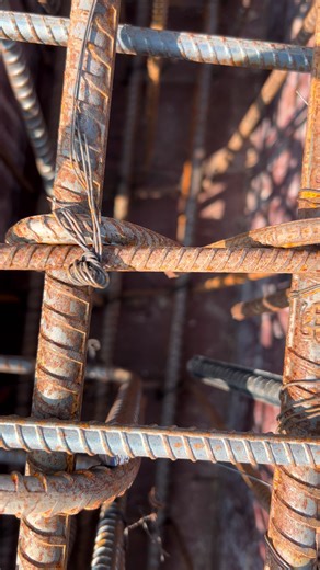 Slab Reinforcement Preparation for Concrete Pouring