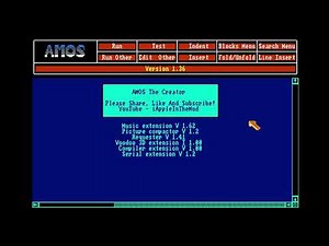 AMOS Basic - Space Invaders - 57 Lines of Code